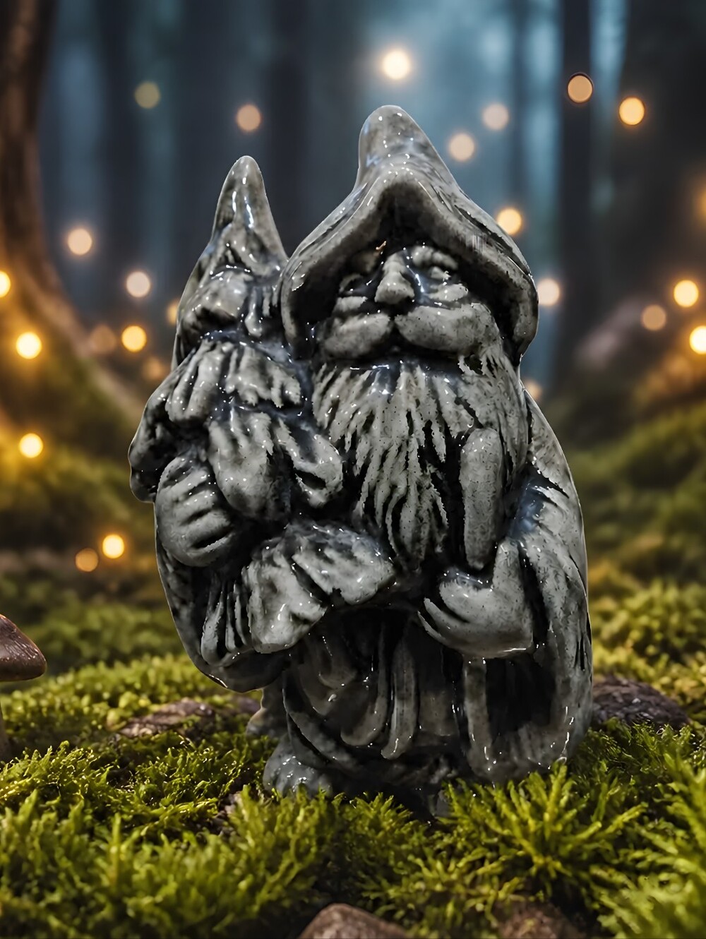vintage ceramic novelty functional pipe modeled after a wizard